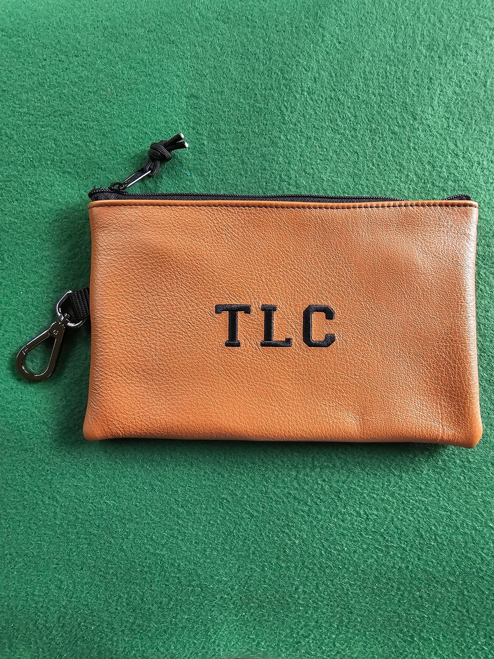 Leather Zipper Pouch